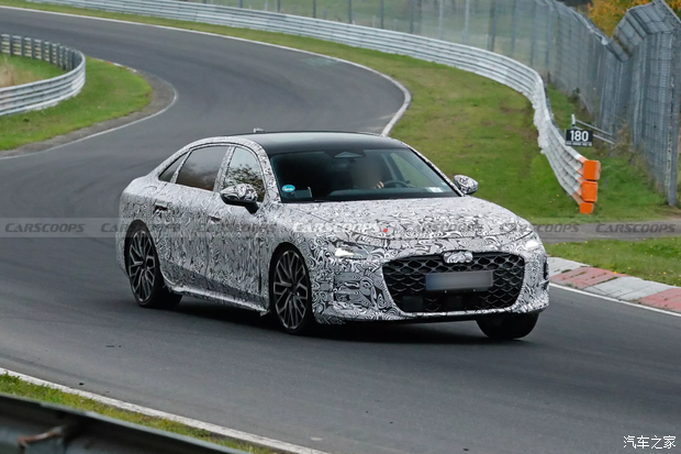 轴距3066mm 标配2.0T发动机 全新奥迪A6L谍照曝光